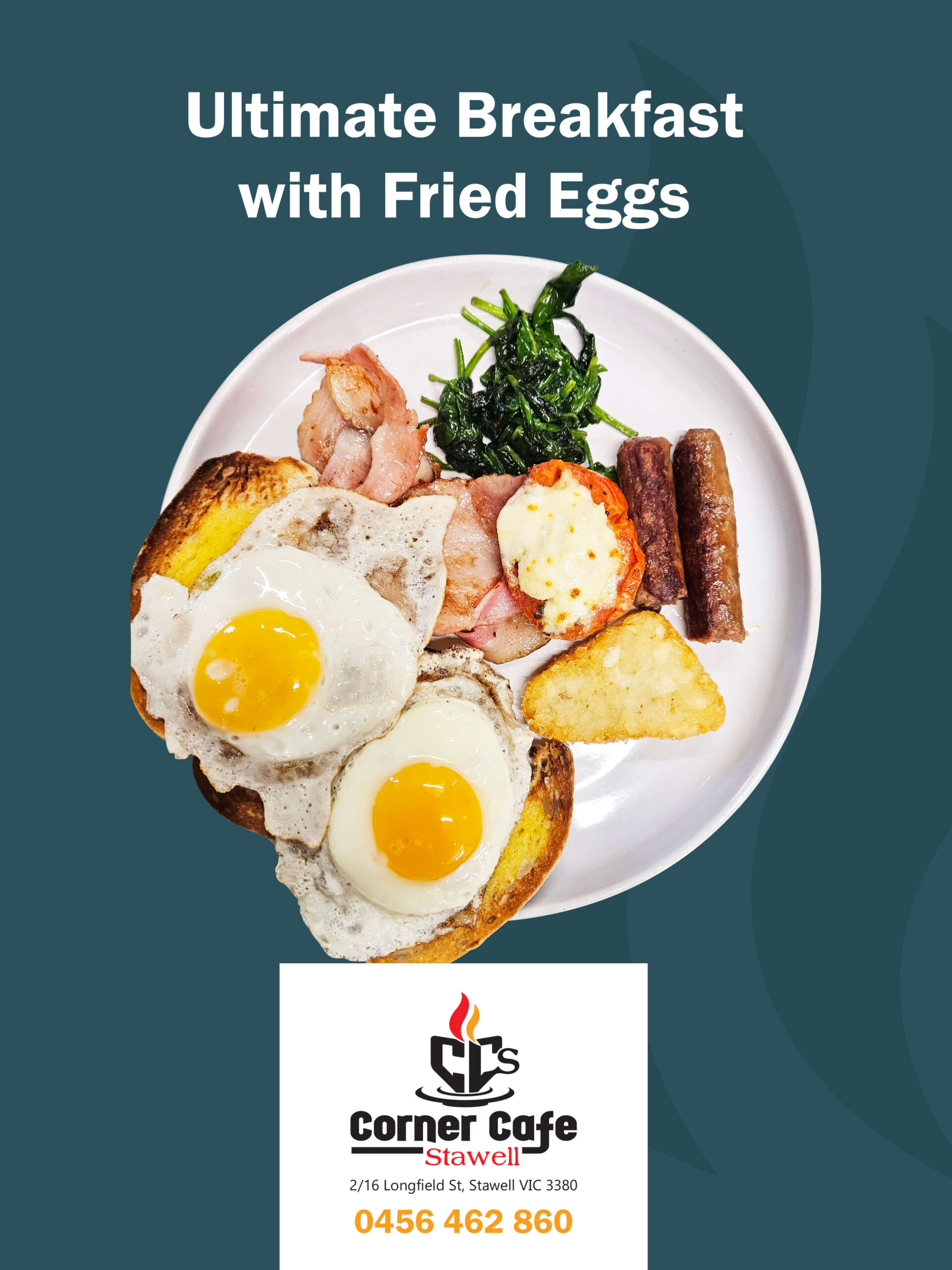 Ultimate Breakfast with Fried eggs